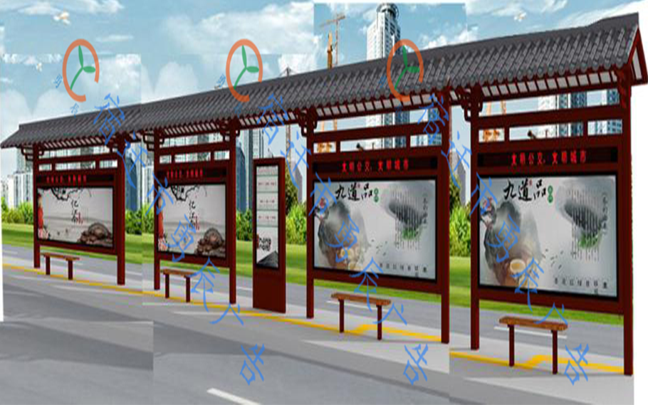 甘肅仿古候車(chē)亭發(fā)貨
